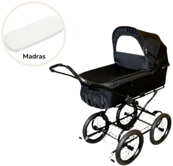 Wonder XL barnvagn inkl. hälsomadrass